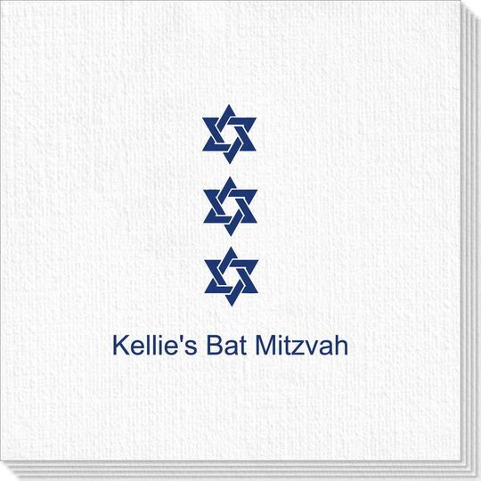 Star of David Row Deville Napkins